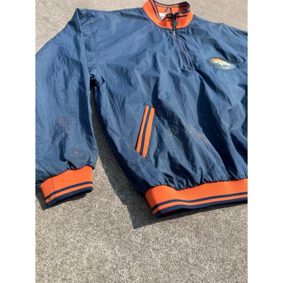 Vintage Pro Player NFL Denver Broncos Quarter Zip Windbreaker – Size Large - Picture 2 of 7